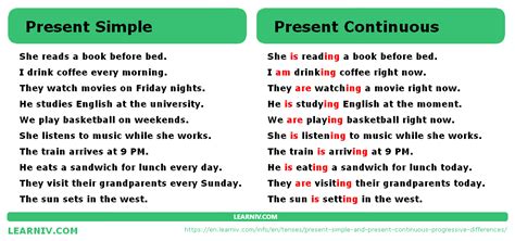 while + Present Simple/Continuous .
